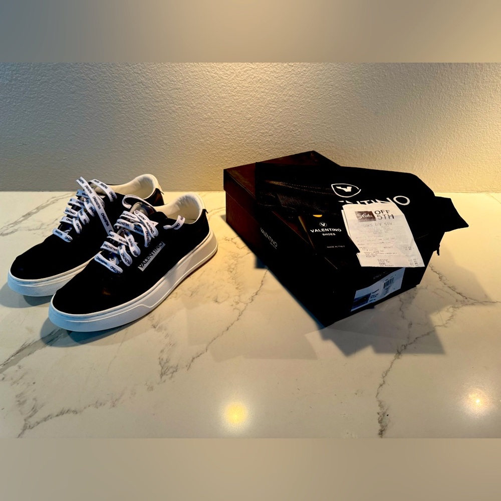 Valentino Leda Lea Black Sneakers Woman’s 10